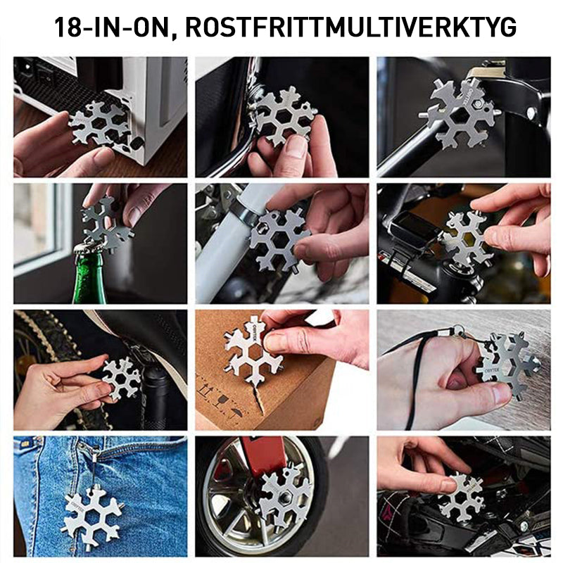 18 i 1 Snöflinga™  - Multifunktionsverktyg